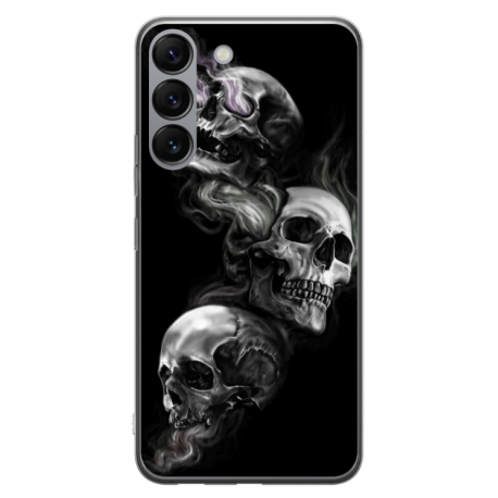 Husa personalizata tip carcasa HQPrint pentru Samsung Galaxy S23, model Skulls, multicolor, S1D1M0032