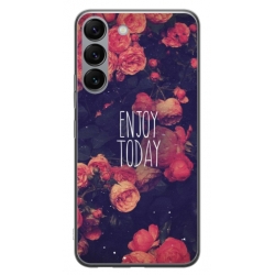 Husa personalizata tip carcasa HQPrint pentru Samsung Galaxy S23, model Enjoy Today, multicolor, S1D1M0037