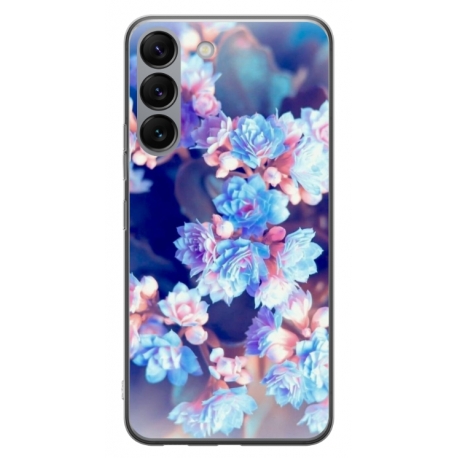 Husa personalizata tip carcasa HQPrint pentru Samsung Galaxy S23, model Flowers 2, multicolor, S1D1M0038