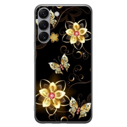 Husa personalizata tip carcasa HQPrint pentru Samsung Galaxy S23, model Butterfly 5, multicolor, S1D1M0042