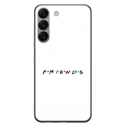 Husa personalizata tip carcasa HQPrint pentru Samsung Galaxy S23, model FRIENDS 1, multicolor, S1D1M0043