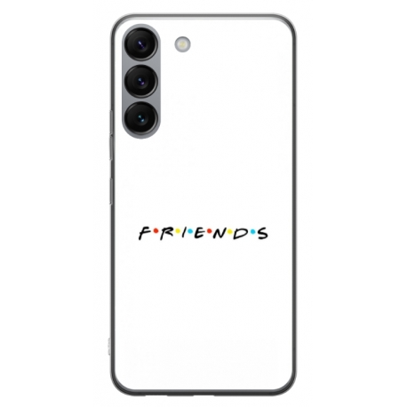 Husa personalizata tip carcasa HQPrint pentru Samsung Galaxy S23, model FRIENDS 1, multicolor, S1D1M0043