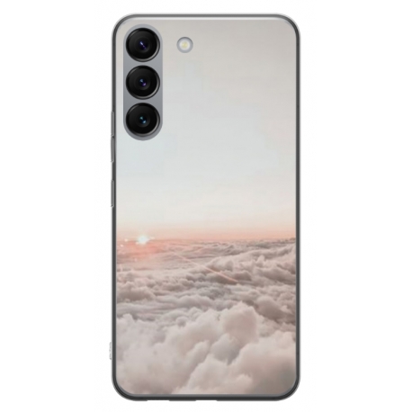 Husa personalizata tip carcasa HQPrint pentru Samsung Galaxy S23, model Sky, multicolor, S1D1M0061