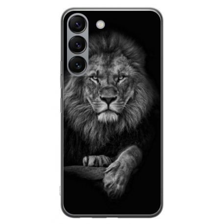 Husa personalizata tip carcasa HQPrint pentru Samsung Galaxy S23, model Lion 2, multicolor, S1D1M0117