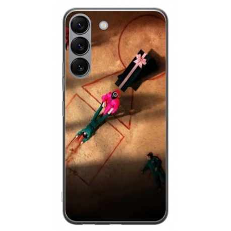 Husa personalizata tip carcasa HQPrint pentru Samsung Galaxy S23, model Squid Game 12, multicolor, S1D1M0184