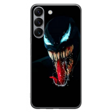 Husa personalizata tip carcasa HQPrint pentru Samsung Galaxy S23, model Venom 1, multicolor, S1D1M0211