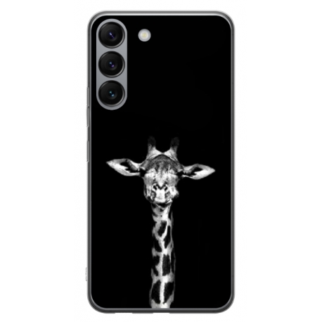 Husa personalizata tip carcasa HQPrint pentru Samsung Galaxy S23, model Giraffe 3, multicolor, S1D1M0222