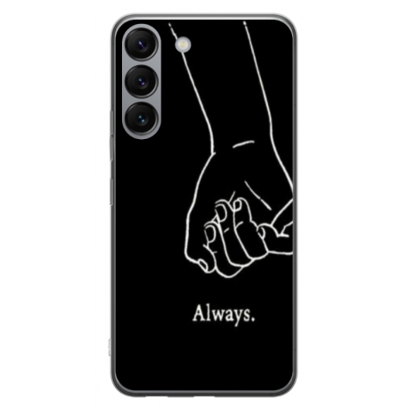 Husa personalizata tip carcasa HQPrint pentru Samsung Galaxy S23, model Always and Forever 1, multicolor, S1D1M0279