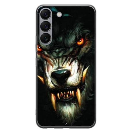 Husa personalizata tip carcasa HQPrint pentru Samsung Galaxy S23, model Wolf, multicolor, S1D1M0286