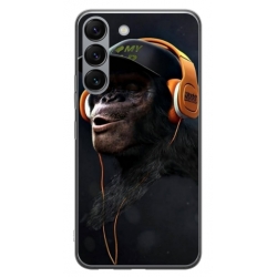 Husa personalizata tip carcasa HQPrint pentru Samsung Galaxy S23, model Monkey, multicolor, S1D1M0319
