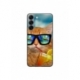 Husa personalizata tip carcasa HQPrint pentru Samsung Galaxy S23, model Cool Cat, multicolor, S1D1M0031