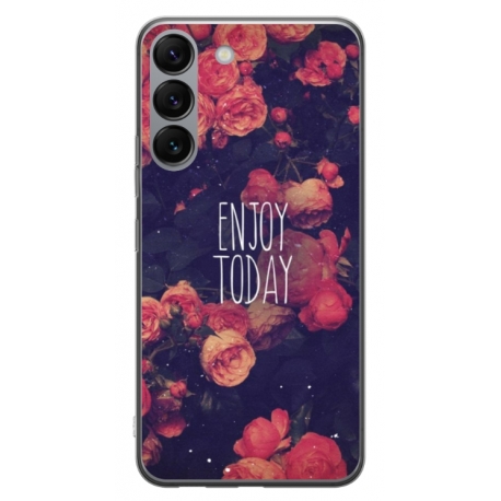 Husa personalizata tip carcasa HQPrint pentru Samsung Galaxy S23, model Enjoy Today, multicolor, S1D1M0037