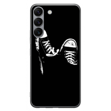Husa personalizata tip carcasa HQPrint pentru Samsung Galaxy S23, model Sneakers, multicolor, S1D1M0381