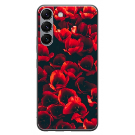 Husa personalizata tip carcasa HQPrint pentru Samsung Galaxy S23, model Flowers 24, multicolor, S1D1M0386