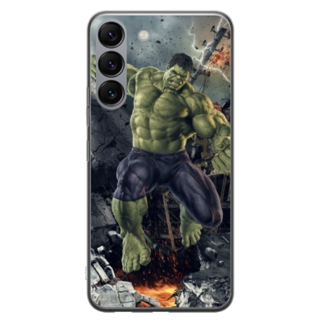 Husa personalizata tip carcasa HQPrint pentru Samsung Galaxy S23, model Hulk 1, multicolor, S1D1M0099