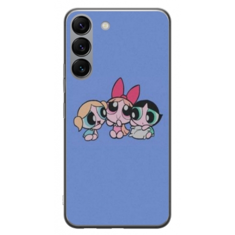 Husa personalizata tip carcasa HQPrint pentru Samsung Galaxy S23, model Powerpuff Girls, multicolor, S1D1M0135