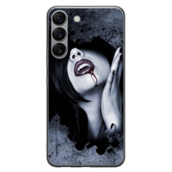 Husa personalizata tip carcasa HQPrint pentru Samsung Galaxy S23, model Vampire, multicolor, S1D1M0210