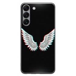Husa personalizata tip carcasa HQPrint pentru Samsung Galaxy S23, model Angel, multicolor, S1D1M0219