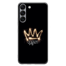 Husa personalizata tip carcasa HQPrint pentru Samsung Galaxy S23, model Queen, multicolor, S1D1M0243