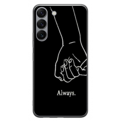 Husa personalizata tip carcasa HQPrint pentru Samsung Galaxy S23, model Always and Forever 1, multicolor, S1D1M0279