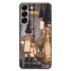 Husa personalizata tip carcasa HQPrint pentru Samsung Galaxy S23, model Lightbulb, multicolor, S1D1M0322