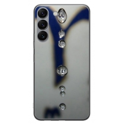 Husa personalizata tip carcasa HQPrint pentru Samsung Galaxy S23, model Droplets, multicolor, S1D1M0353