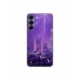 Husa personalizata tip carcasa HQPrint pentru Samsung Galaxy S23, model Purple Lightning, multicolor, S1D1M0354