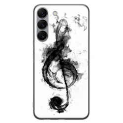 Husa personalizata tip carcasa HQPrint pentru Samsung Galaxy S23, model Song Notes, multicolor, S1D1M0357