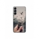 Husa personalizata tip carcasa HQPrint pentru Samsung Galaxy S23, model Time Flies 2, multicolor, S1D1M0365