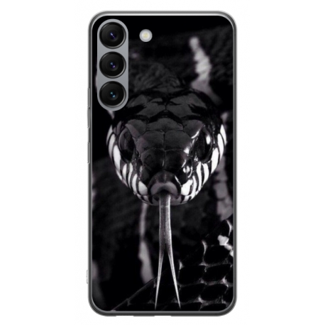 Husa personalizata tip carcasa HQPrint pentru Samsung Galaxy S23, model Snake, multicolor, S1D1M0378