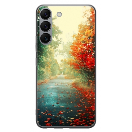 Husa personalizata tip carcasa HQPrint pentru Samsung Galaxy S23, model Nice View 15, multicolor, S1D1M0383