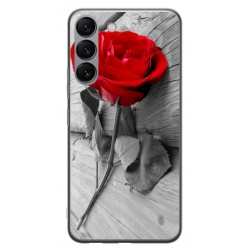 Husa personalizata tip carcasa HQPrint pentru Samsung Galaxy S23, model Rose, multicolor, S1D1M0384