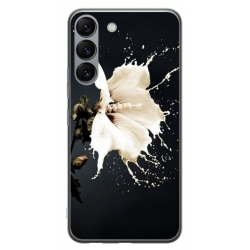 Husa personalizata tip carcasa HQPrint pentru Samsung Galaxy S23, model Jasmine, multicolor, S1D1M0389