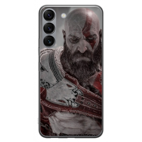 Husa personalizata tip carcasa HQPrint pentru Samsung Galaxy S23 Plus, model God of War 2, multicolor, S1D1M0081