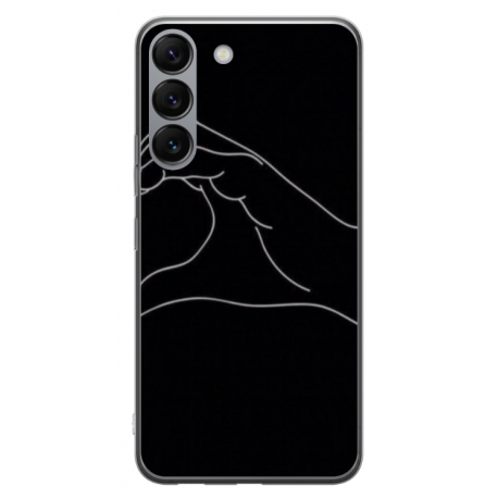Husa personalizata tip carcasa HQPrint pentru Samsung Galaxy S23 Plus, model Foreverand Always 2, multicolor, S1D1M0095