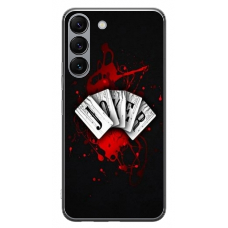 Husa personalizata tip carcasa HQPrint pentru Samsung Galaxy S23 Plus, model Joker 1, multicolor, S1D1M0106