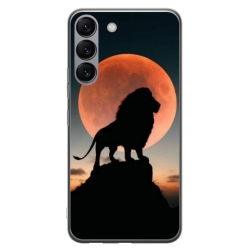 Husa personalizata tip carcasa HQPrint pentru Samsung Galaxy S23 Plus, model Lion 1, multicolor, S1D1M0110