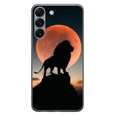 Husa personalizata tip carcasa HQPrint pentru Samsung Galaxy S23 Plus, model Lion 1, multicolor, S1D1M0110