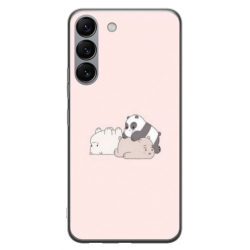 Husa personalizata tip carcasa HQPrint pentru Samsung Galaxy S23 Plus, model Bears 3, multicolor, S1D1M0115