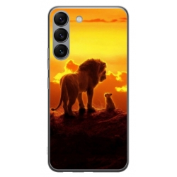 Husa personalizata tip carcasa HQPrint pentru Samsung Galaxy S23 Plus, model Lion King 1, multicolor, S1D1M0119