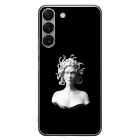 Husa personalizata tip carcasa HQPrint pentru Samsung Galaxy S23 Plus, model Medusa 1, multicolor, S1D1M0121