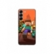 Husa personalizata tip carcasa HQPrint pentru Samsung Galaxy S23 Plus, model Minecraft 1, multicolor, S1D1M0125
