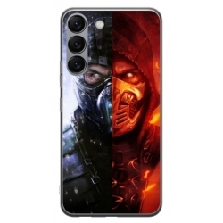 Husa personalizata tip carcasa HQPrint pentru Samsung Galaxy S23 Plus, model Mortal Kombat, multicolor, S1D1M0130