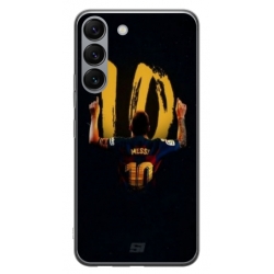 Husa personalizata tip carcasa HQPrint pentru Samsung Galaxy S23 Plus, model Messi 2, multicolor, S1D1M0134
