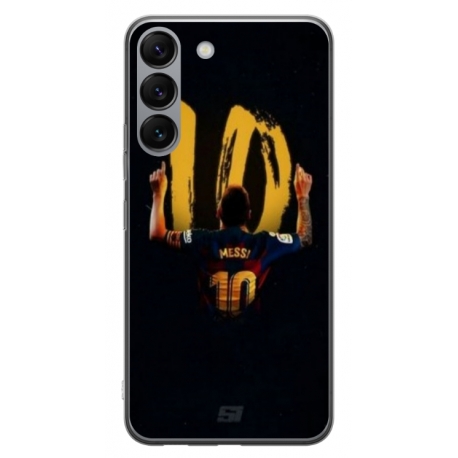 Husa personalizata tip carcasa HQPrint pentru Samsung Galaxy S23 Plus, model Messi 2, multicolor, S1D1M0134