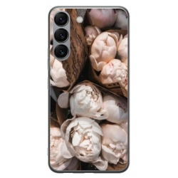 Husa personalizata tip carcasa HQPrint pentru Samsung Galaxy S23 Plus, model Flowers 6, multicolor, S1D1M0139