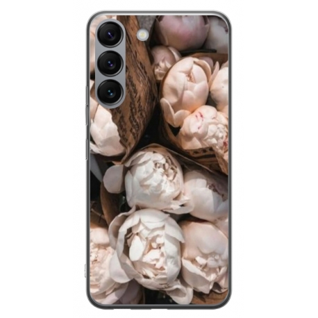 Husa personalizata tip carcasa HQPrint pentru Samsung Galaxy S23 Plus, model Flowers 6, multicolor, S1D1M0139