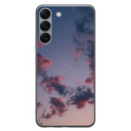 Husa personalizata tip carcasa HQPrint pentru Samsung Galaxy S23 Plus, model Moody Sky, multicolor, S1D1M0146