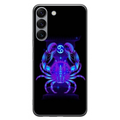 Husa personalizata tip carcasa HQPrint pentru Samsung Galaxy S23 Plus, model Cancer, multicolor, S1D1M0147