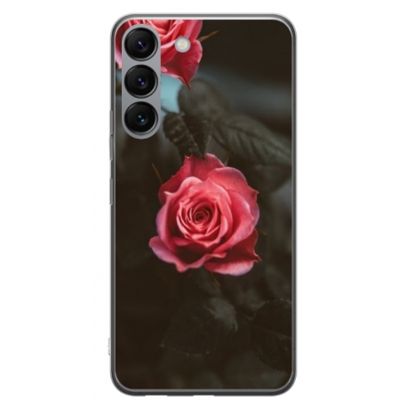 Husa personalizata tip carcasa HQPrint pentru Samsung Galaxy S23 Plus, model Flowers 11, multicolor, S1D1M0156